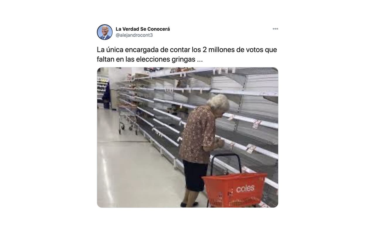 Parecía que había una sola persona contando las boletas electorales. La espera se seguía prolongando.