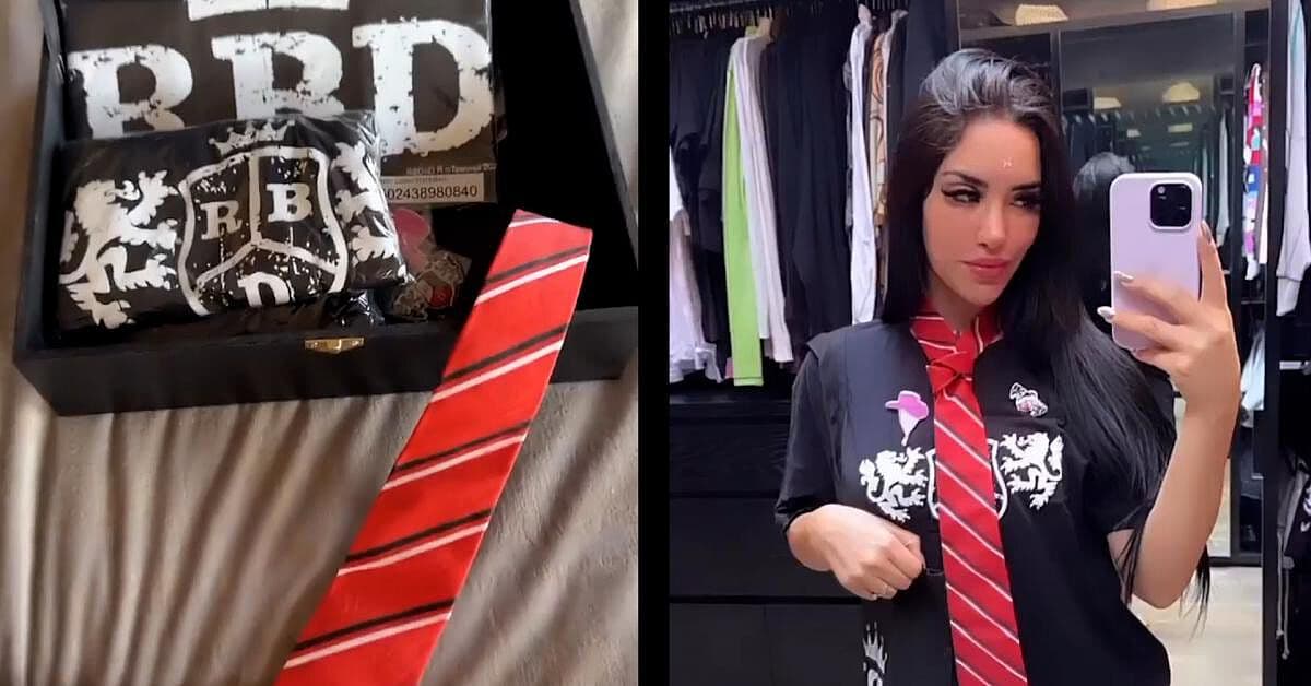 Kimberly Loaiza se pone la corbata y se prepara para el Soy Rebelde Tour