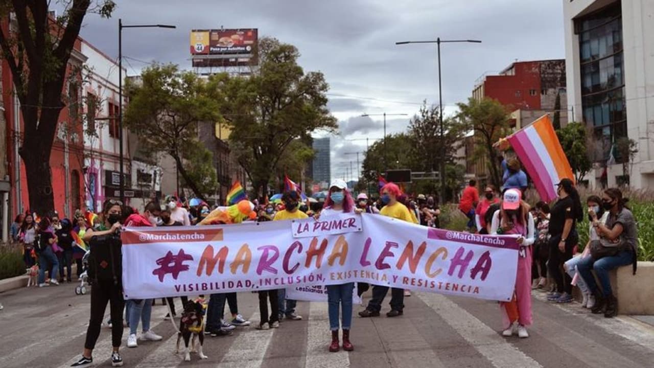 Primera marcha lencha en CDMX, 2022