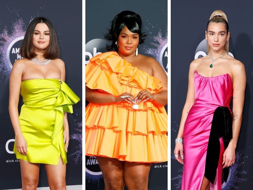 Los American Music Awards 2019 reunieron a los mejores artistas del momento, quienes se dieron cita en la alfombra roja de la premiación luciendo looks de alto impacto, entre los que destacaron los de la tendencia neón.