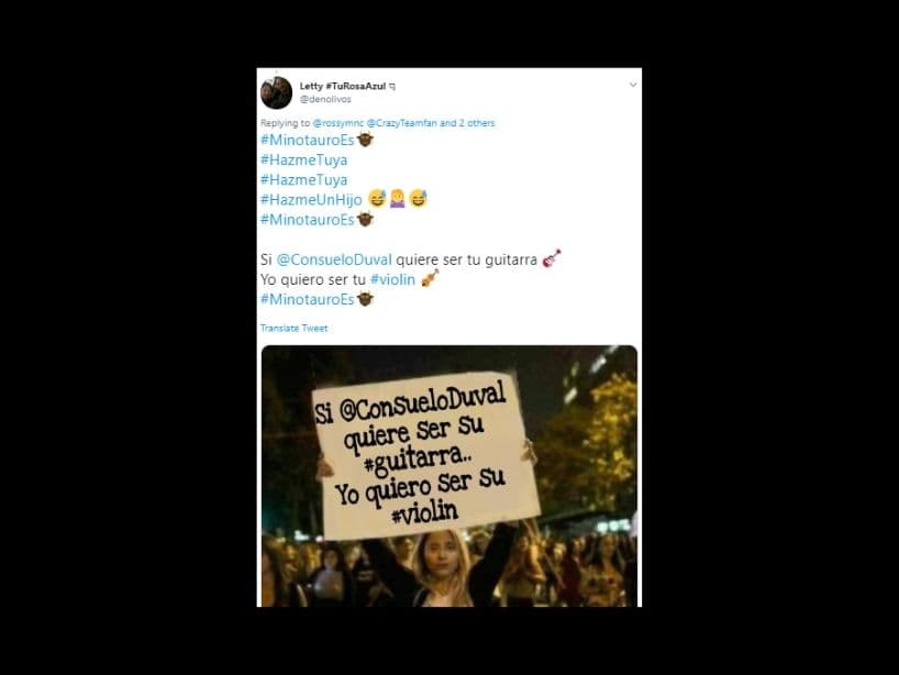 En la emisión del pasado domingo, la actriz recordada por su papel como Federica en La Familia P. Luche (2002) bromeó con Minotauro, utilizando “frases coquetas, lo que provocó que el público reaccionara.