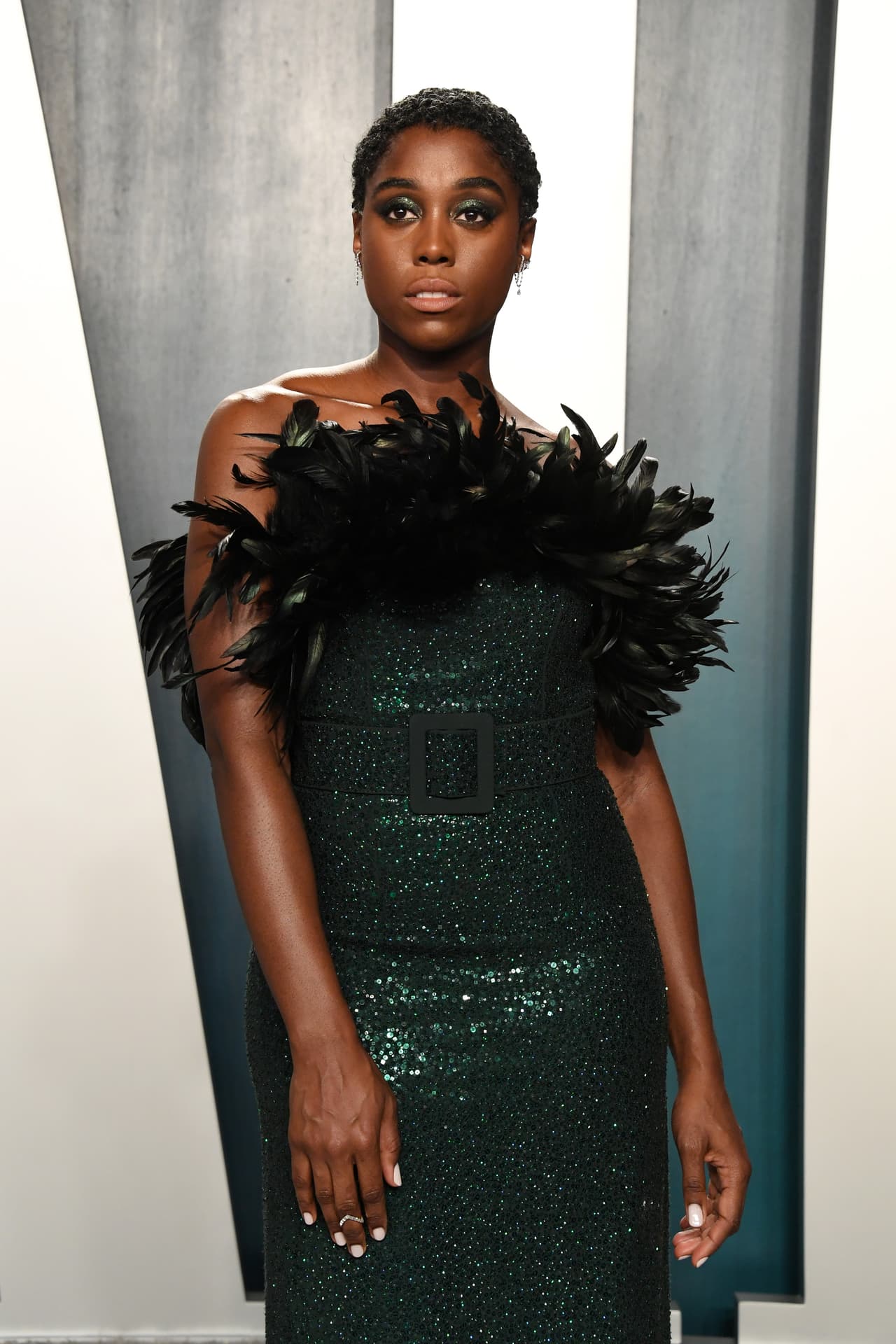 BEVERLY HILLS, CALIFORNIA - FEBRUARY 09: Lashana Lynch attends the 2020 Vanity Fair Oscar Party hosted by Radhika Jones at Wallis Annenberg Center for the Performing Arts on February 09, 2020 in Beverly Hills, California. (Photo by Jon Kopaloff/WireImage)