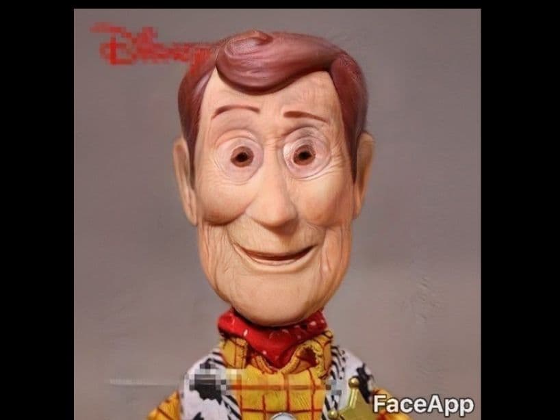 Imágenes de personajes de ficción como Woody también circularon en redes sociales.
