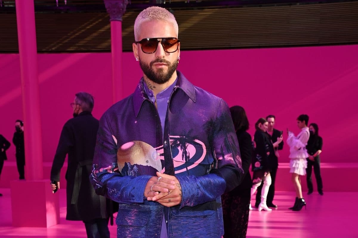 Maluma en el evento de Valentino en la Semana de la Moda de París, 2022