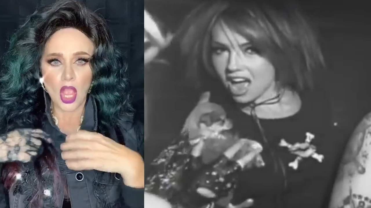 Erika Buenfil saca su lado rockero e imita a Thalía en este divertido TikTok