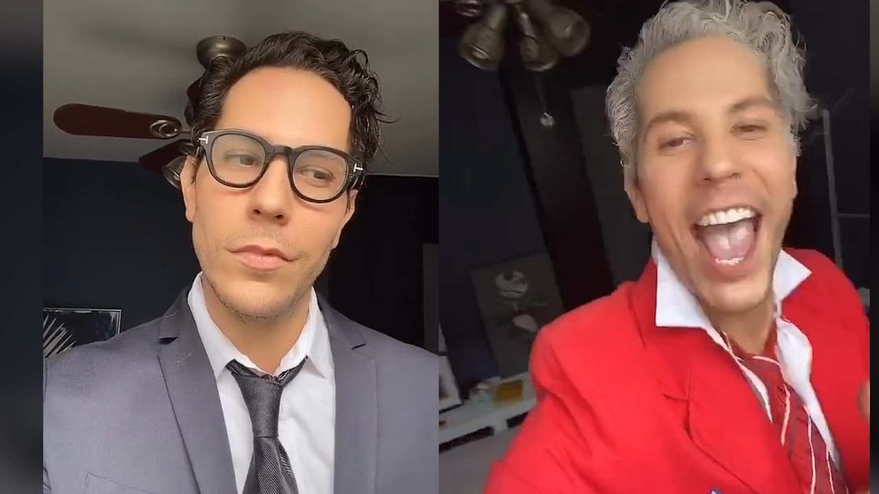 Christian Chávez de RBD volvió a ser rubio y se disfrazó