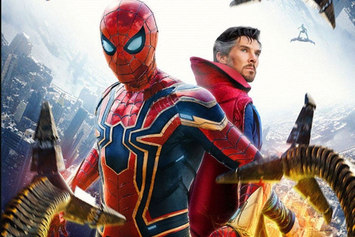 Tom Holland como Spider-Man y Benedict Cumberbatch como Doctor Strange