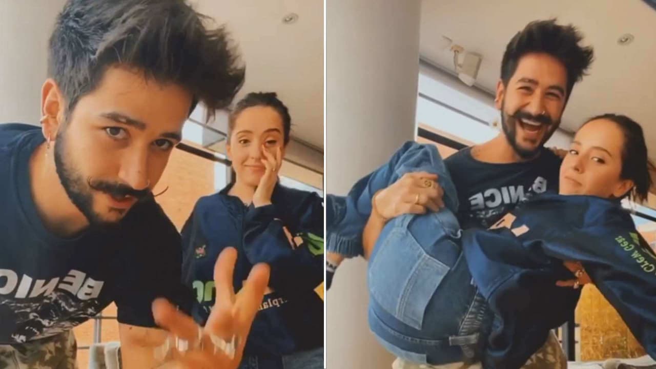 Con arrullo y toda la cosa, así se saludan Camilo y Evaluna