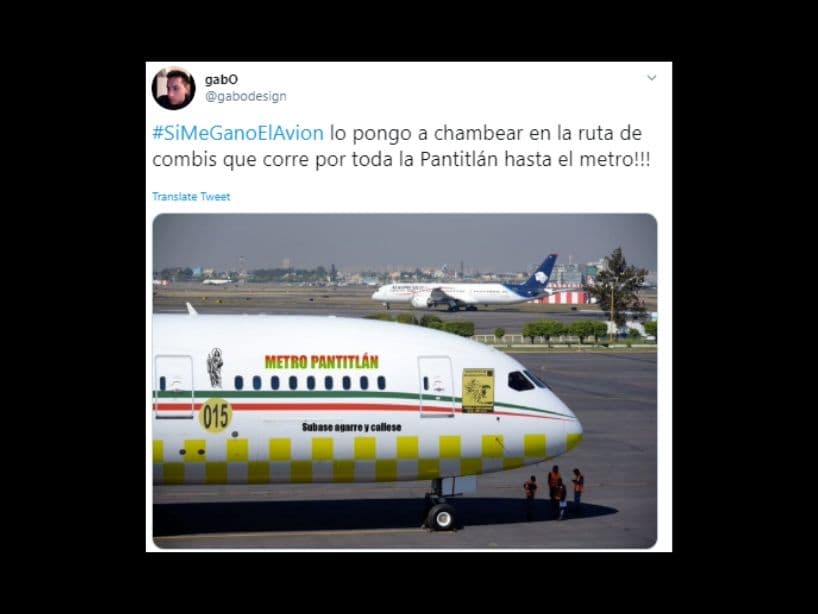 La idea de que existiera un boleto ganador entre 6 millones, hizo soñar a más de uno con lo que harían si tuvieran en su poder el avión presidencial “que no tiene ni Obama”.