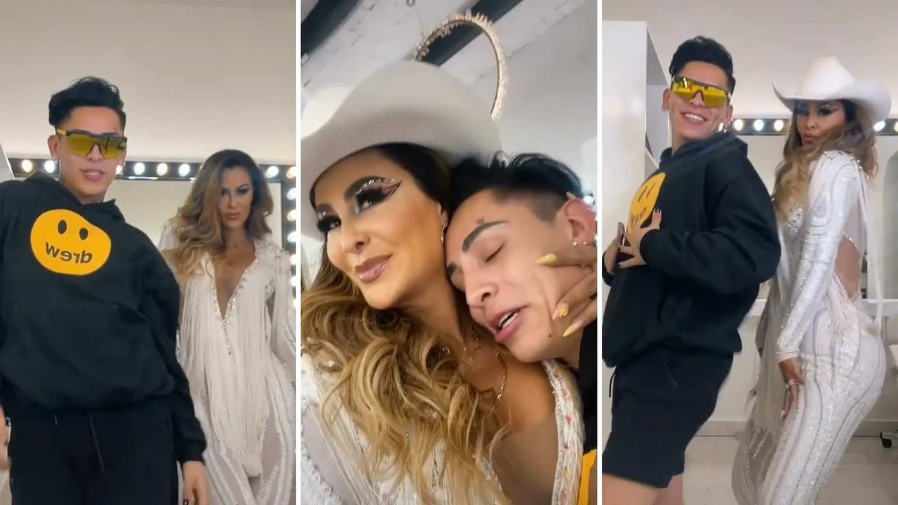 Kunno conoce a Alma Rey, de ‘Rebelde’, y confiesa que casi llora de la emoción