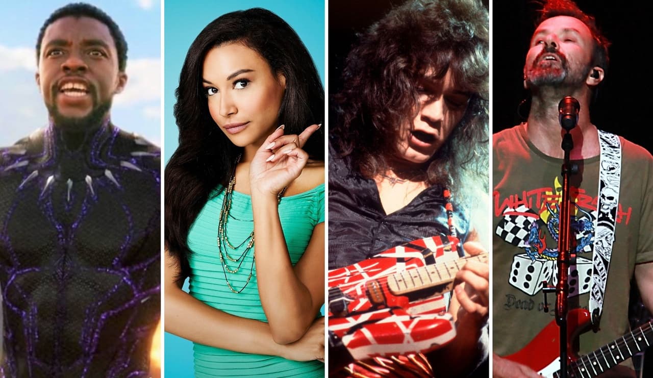 Chadwick Boseman, Naya Rivera, Eddie Van Halen, Pau Donés y más famosos que murieron en el 2020