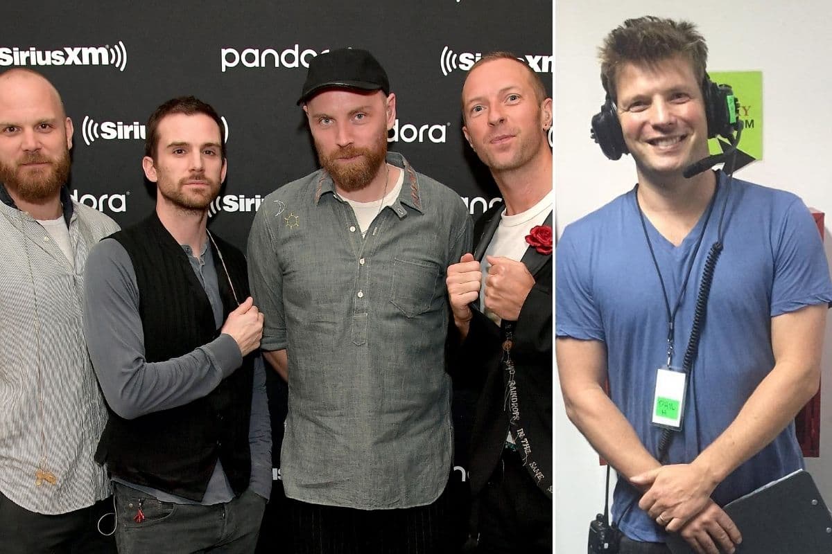 Will Champion, Guy Berryman, Jonny Buckland, Chris Martin y Phil Harvey