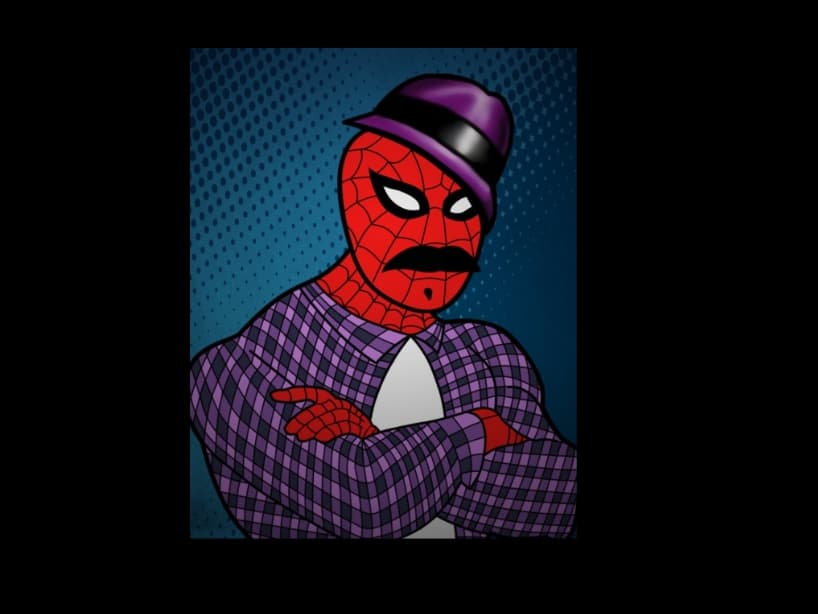 "Spidercholo" fue creado por Jesús Ruíz González, quien creó el personaje como una sátira de la vida diaria. La popular caricatura, que es un Spider-Man mexicano, se adapta a diferentes situaciones, sobre todo aquellas que llevan humor negro.
