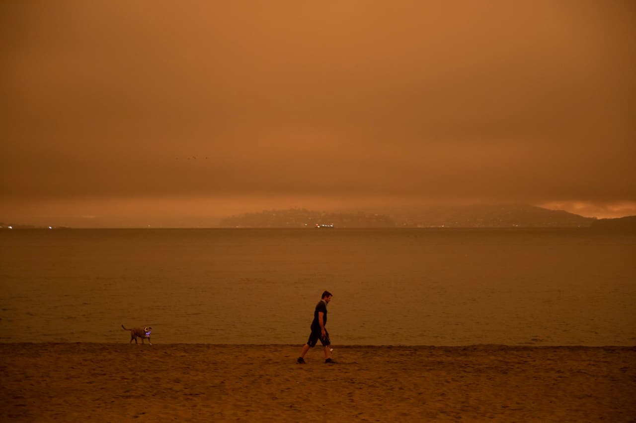 Sin embargo, cuando el asombroso color rojo se disipa, es terrible poder notar la gran cantidad de humo que hay. La gente no solo debe permanecer en casa por la pandemia, ahora también lo hacen para evitar el aire contaminado y lleno de ceniza.
<br>