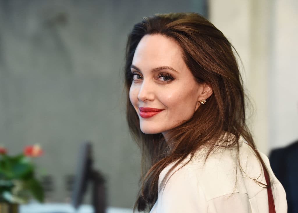 NEW YORK, NY - SEPTEMBER 14: Actress and Special Envoy to the United Nations High Commissioner for Refugees Angelina Jolie visits The United Nations on September 14, 2017 in New York City. (Photo by Michael Loccisano/Getty Images)