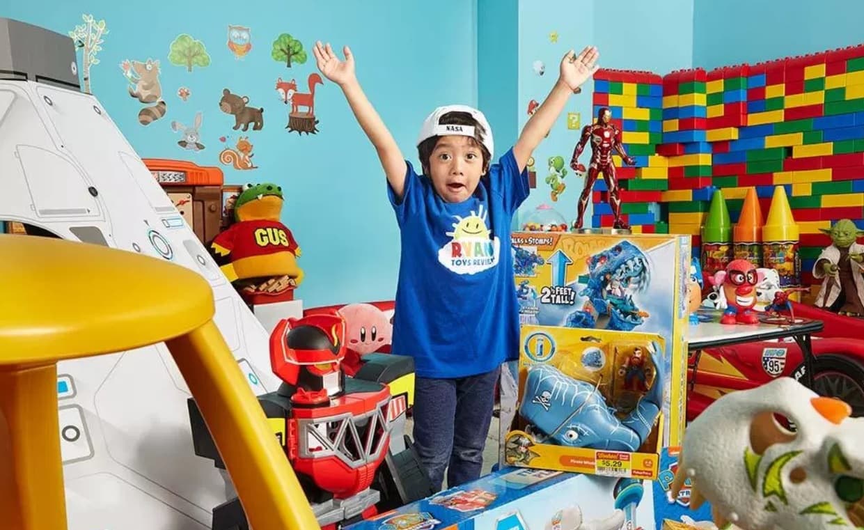 Ryan tiene más de 17 millones de suscriptores en YouTube