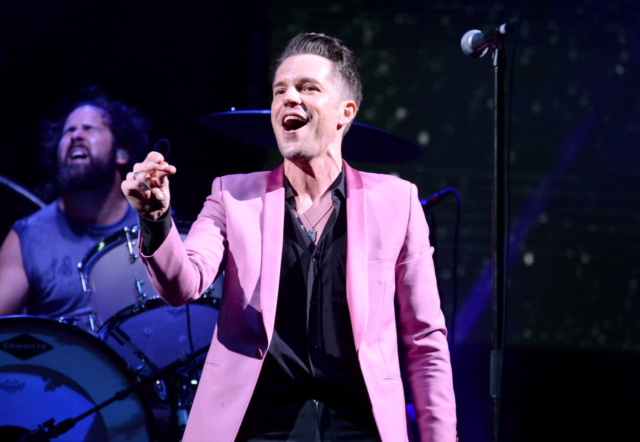 NEW YORK, NY - JUNE 04: Brandon Flowers of The Killers performs onstage during 2016 Governors Ball Music Festival at Randall's Island on June 4, 2016 in New York City. (Photo by Jeff Kravitz/Getty Images for Governors Ball)