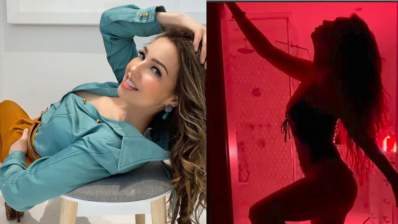 Thalía se une al reto “Silhouette Challenge” de TikTok, pero se cae