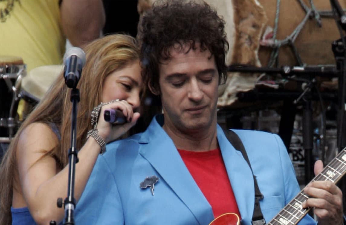 Shakira y Gustavo Cerati trabajaron juntos más de una vez