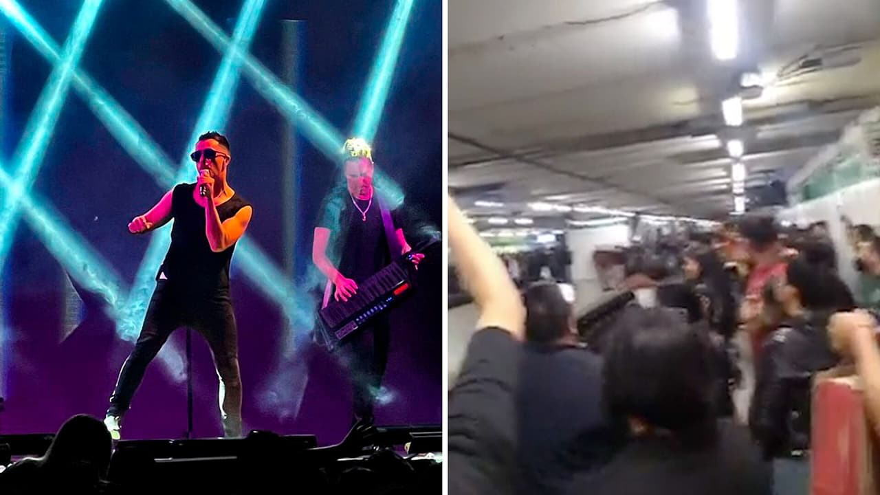 Usuarios del metro cantaron 'Ni tú ni nadie' a coro y el momento fue épico