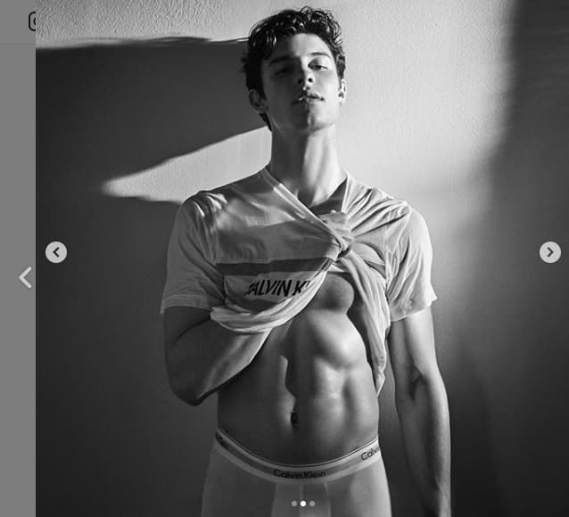 El canadiense Shawn Mendes encendió a las redes con su cuerpo.