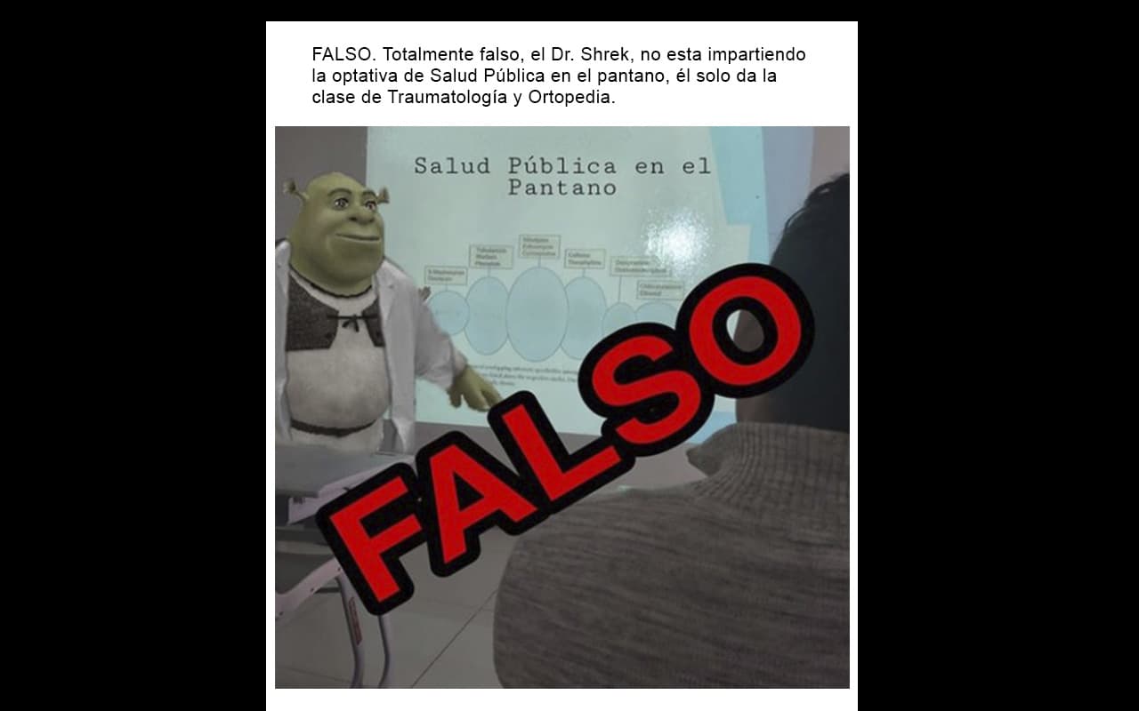 Y, claro, te molesta muchísimo que le inventen chismes al rey del pantano.