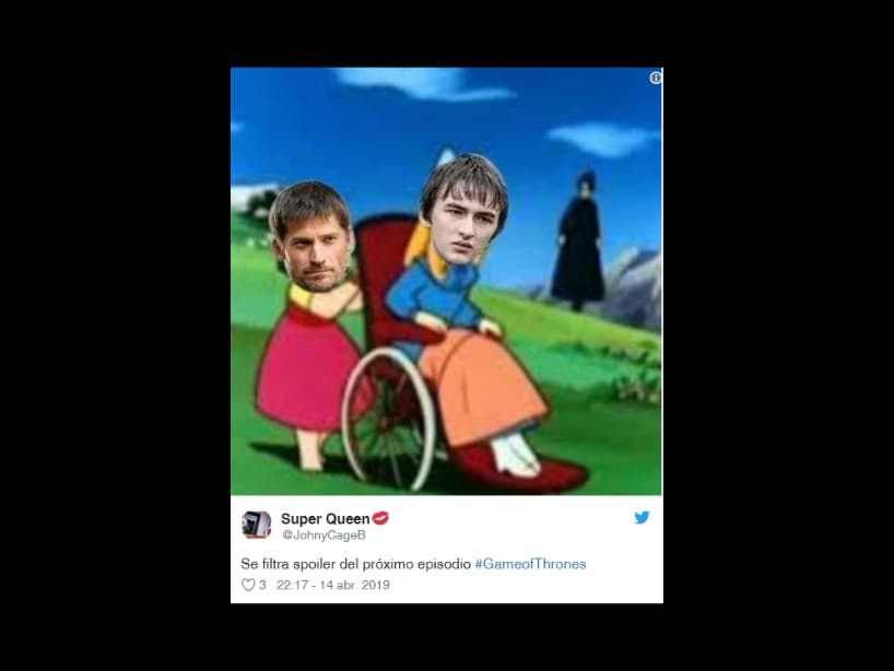El reencuentro entre Jaime Lannister y Bran Stark, luego de dejarlo inválido, fue motivo de memes.