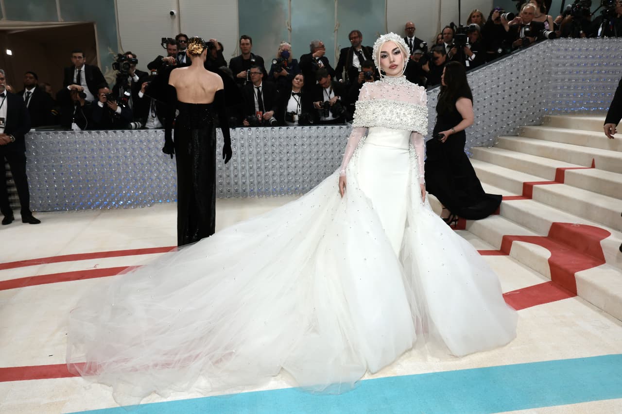NEW YORK, NEW YORK - MAY 01: Ava Max attends The 2023 Met Gala Celebrating "Karl Lagerfeld: A Line Of Beauty" at The Metropolitan Museum of Art on May 01, 2023 in New York City. (Photo by Jamie McCarthy/Getty Images)