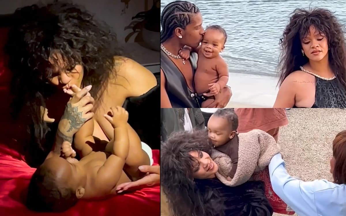 Así fue como se realizó la sesión fotográfica con Rihanna, A$AP Rocky y su bebé