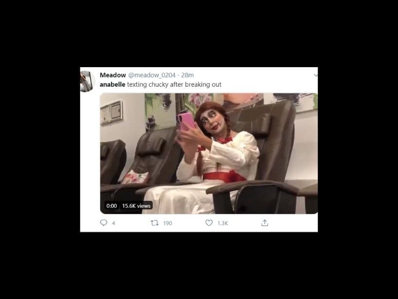 Además, si algo así sucediera, el mueso de los Warren, donde está la muñeca, habría ya levantado una denuncia por robo o extravío; no han dicho anda hasta el momento