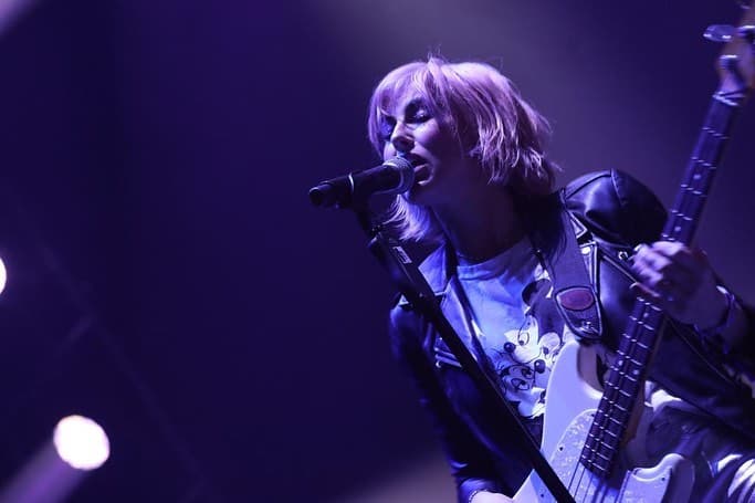Phantogram fue otra de las bandas que enamoró al público con su energía.