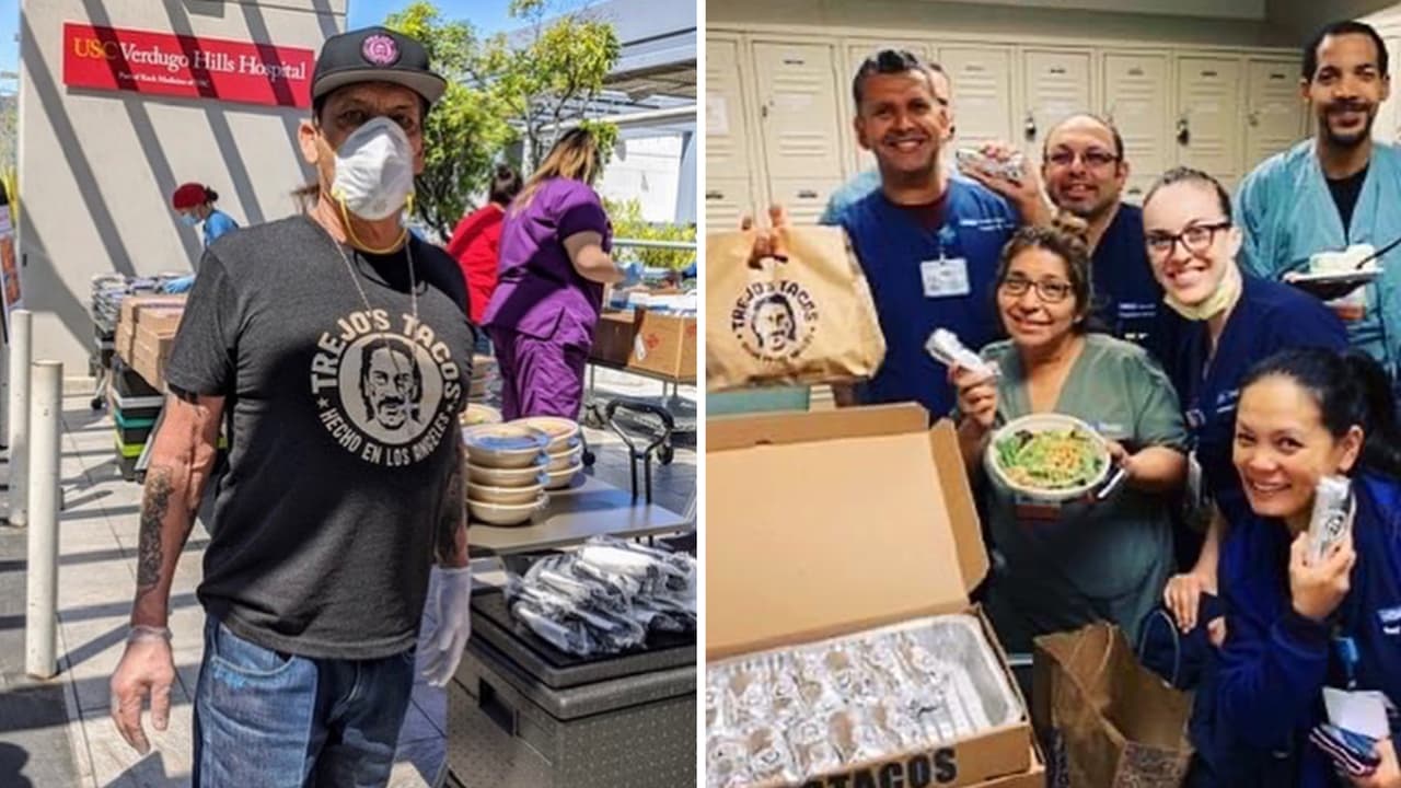 Machete dona la comida de su restaurante a los médicos y enfermeras que luchan contra el Covid-19