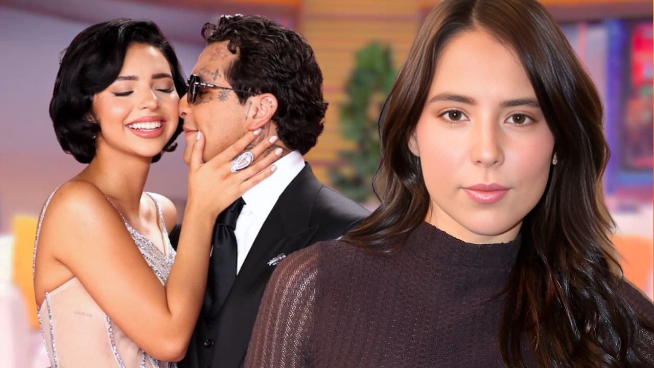 Majo Aguilar reacciona a las preguntas sobre la boda de su prima Ángela Aguilar