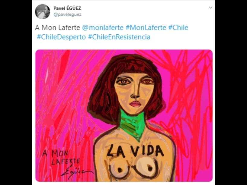 Además, al chilenta aprovechó cuando ganó el premio a Mejor Álbum de Música Alternativa por su disco "Norma" para dar un fuerte discurso.
