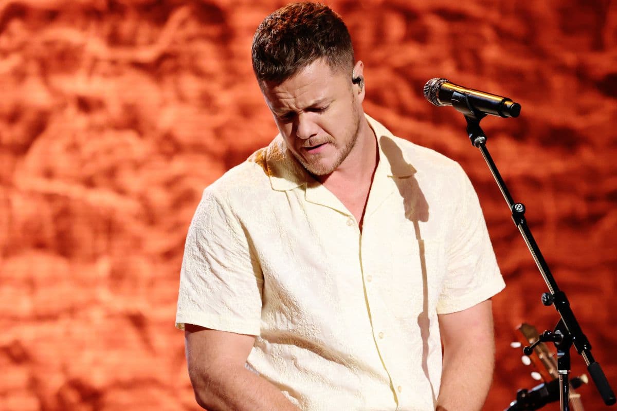 Dan Reynolds, vocalista de Imagine Dragons, 2022