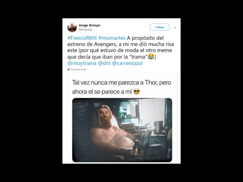 La depresión de Thor trajo tranquilidad a más de uno que soñaba con tener el físico del dios del trueno.