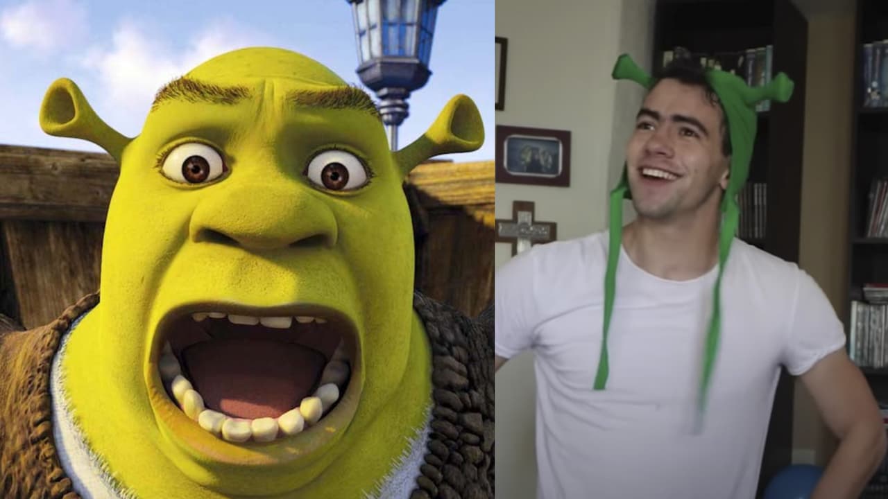 Tiktoker recreó la película completa de 'Shrek' de memoria y probó que es un verdedero fan