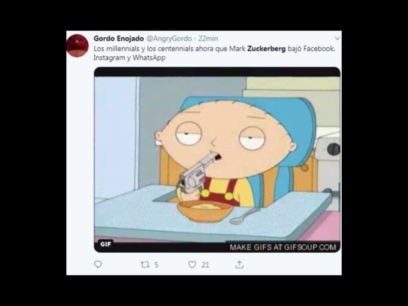 Estar acostumbrado a las redes sociales y que dejen de funcionar puede ser mortal.