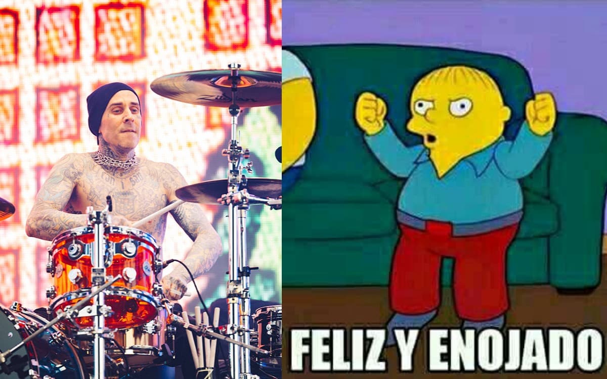 Travis Barker grabó canciones nuevas con Blink-182 con dedo lesionado