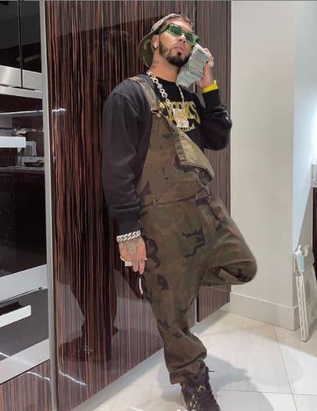 Anuel AA presume su dinero en Instagram
