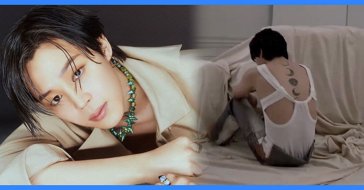 BTS: Jimin acalora al ARMY al dejar ver sus tatuajes lunares en la espalda