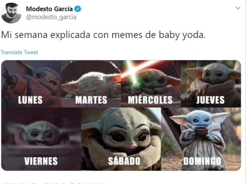 'Baby Yoda' se convirtió en un estado de ánimo.