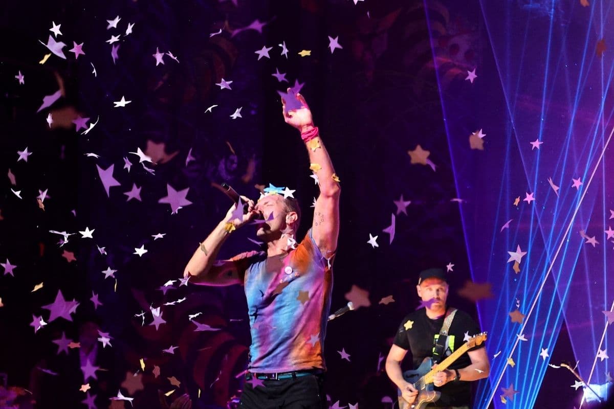Coldplay en concierto, NY, 2021