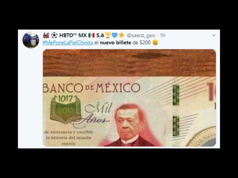 También algunos propusieron su nueva imagen para los billetes. Seguró con Chabelo el dinero se acabará más lento.