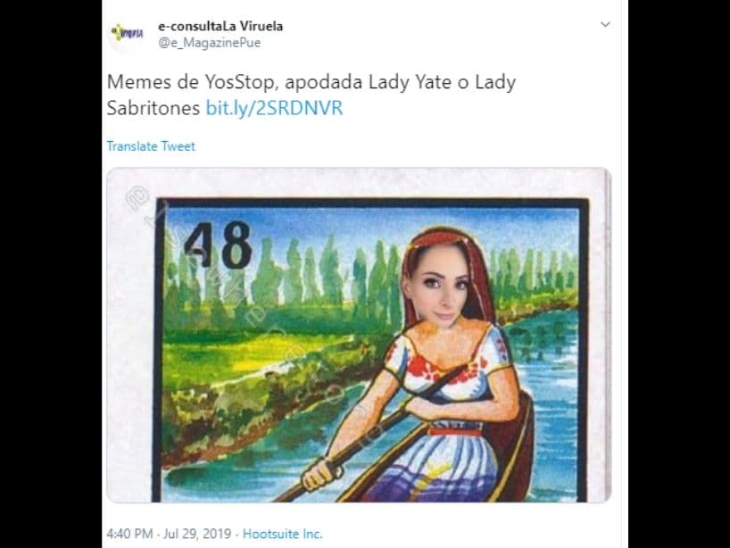 También la apodaron #LadySabritones.