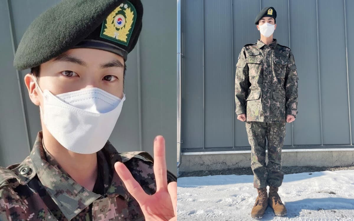 Jin se graduó como aprendiz de comandante y compartió un mensaje con ARMY
