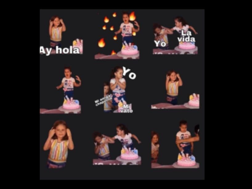 Incluso ya circulan stickers que inmortalizan la pelea para WhatsApp.