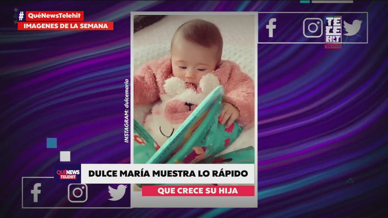 Dulce María enternece a sus fans al compartir video de su hija 'leyendo' su primer libro