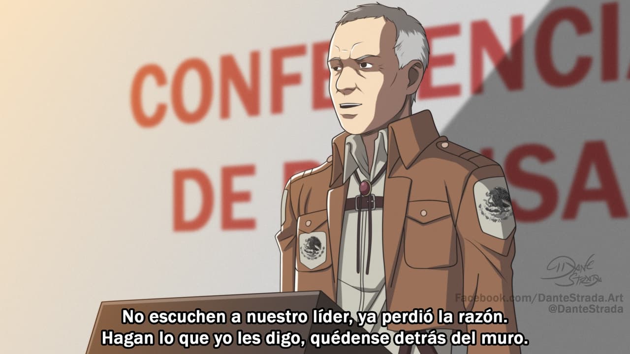 Esta no es la primera vez que Dante sitúa a Lopez-Gatell y compañía dentro del mundo del anime. A principios de abril también hizo estas ilustraciones en las que vemos al epidemiólogo como si estuviera dentro de 'Attack on Titan' (Shingeki no Kyojin).
<br>
<br>Cada viñeta le tomó entre 1 y 2 horas; las hizo en su tiempo libre.