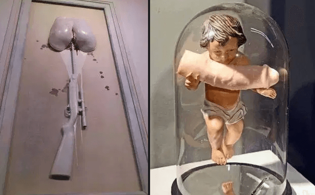 La exposición de Til Lindermann en la galería John Holger en Alemania se volvió controversial debido a que muchas personas la catalogaron como grotesca. La exposición mostraba esculturas bastante impactantes por la carga sexual y explícita.
